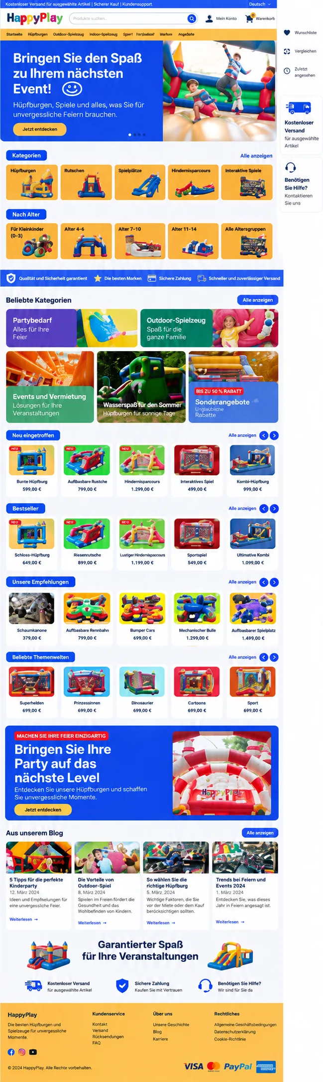 Komplette Website von Chequeguay