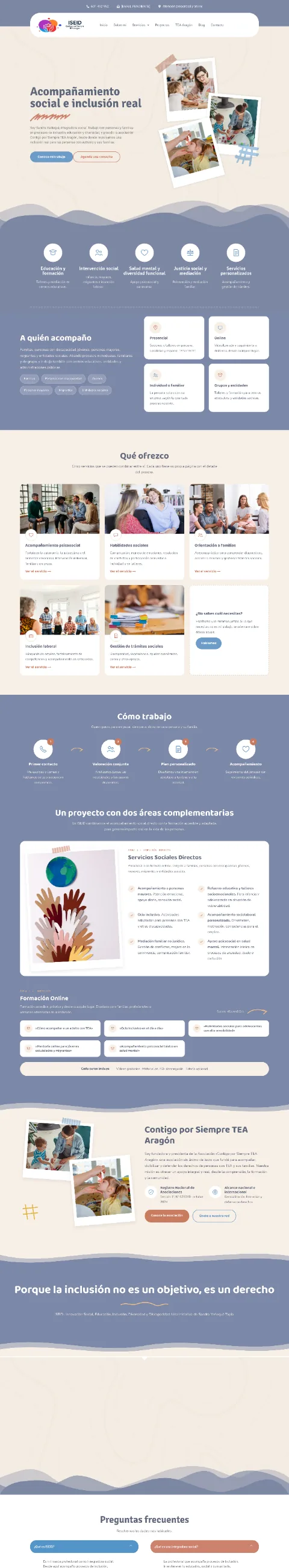 Sitio web completo de ISEID