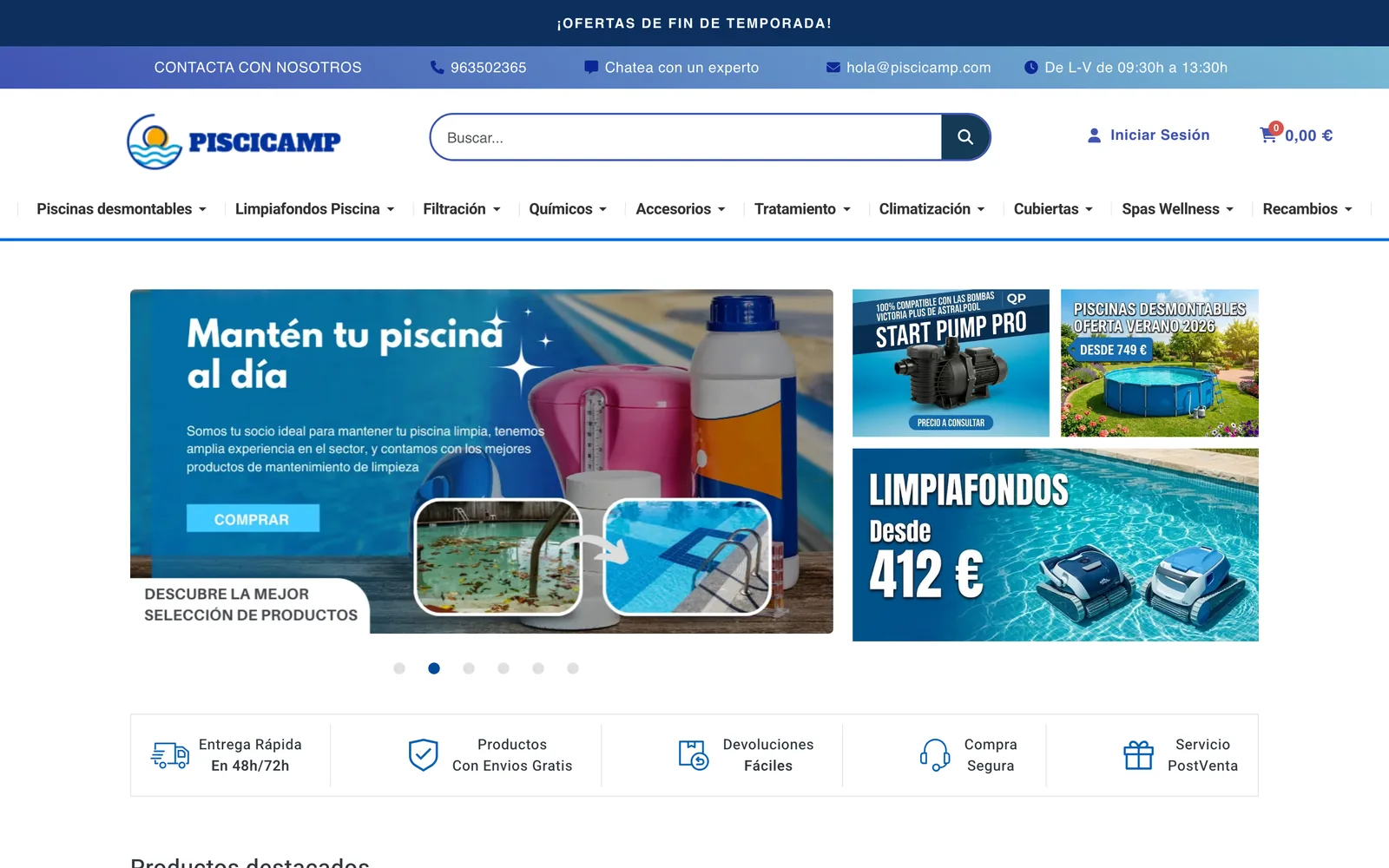 Sitio web de Piscicamp